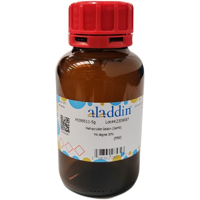 Methacrylate Gelatin (GelMA) - MA degree 30%  by Aladdin Scientific