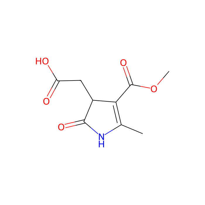 2-[4-(Methoxycarbonyl)-5-methyl-2-oxo-2,3-dihydro-1H-pyrrol-3-yl]acetic acid - ≥97% CAS No(77978-73-5) by Aladdin Scientific