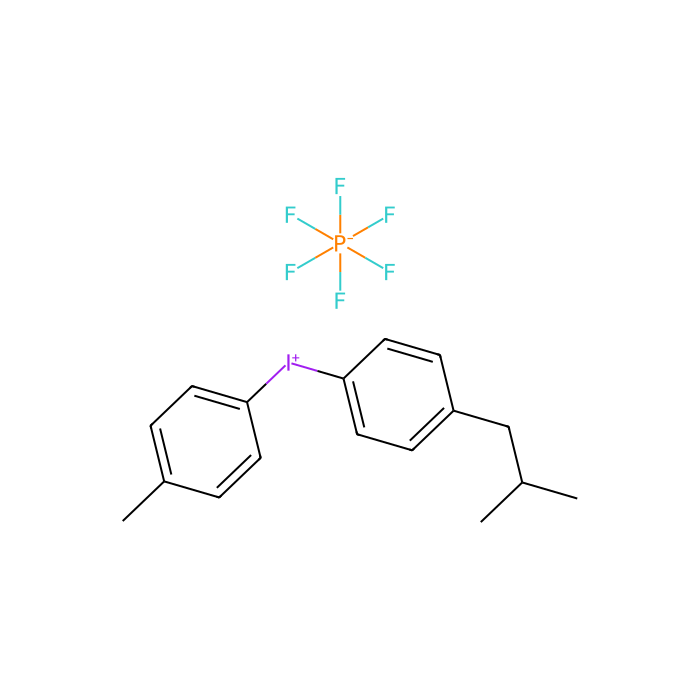 (4-Isobutylphenyl)(4-methylphenyl)iodonium Hexafluorophosphate (ca. 70% in Propylene Carbonate) - ≥70% CAS No(344562-80-7) by Aladdin Scientific