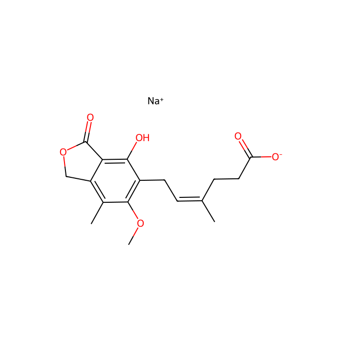 Mycophenolate sodium - ≥98% CAS No(37415-62-6) by Aladdin Scientific