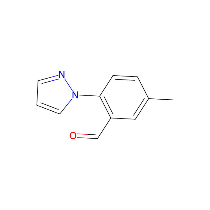 5-methyl-2-(1H-pyrazol-1-yl)benzaldehyde - ≥95% CAS No(956723-07-2) by Aladdin Scientific