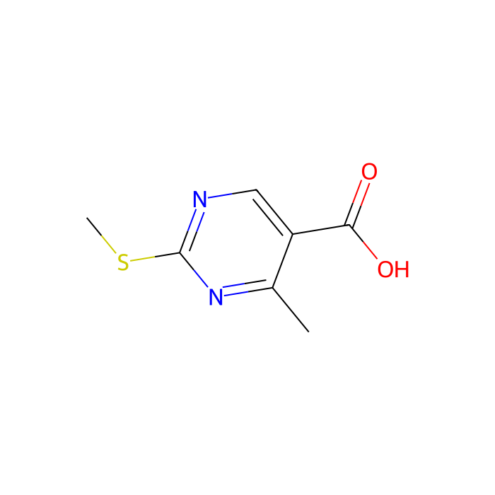 4-Methyl-2-(methylthio)pyrimidine-5-carboxylic acid - ≥97% CAS No(98276-75-6) by Aladdin Scientific