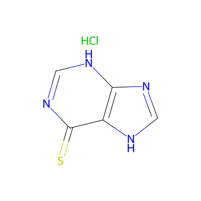 6-Mercaptopurine Hydrochloride-¹³C,¹⁵N₂ - ≥95% CAS No(207729-57-5(Unlabelled)) by Aladdin Scientific