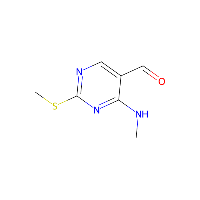 4-(Methylamino)-2-(methylthio)pyrimidine-5-carboxaldehyde - ≥98% CAS No(185040-32-8) by Aladdin Scientific