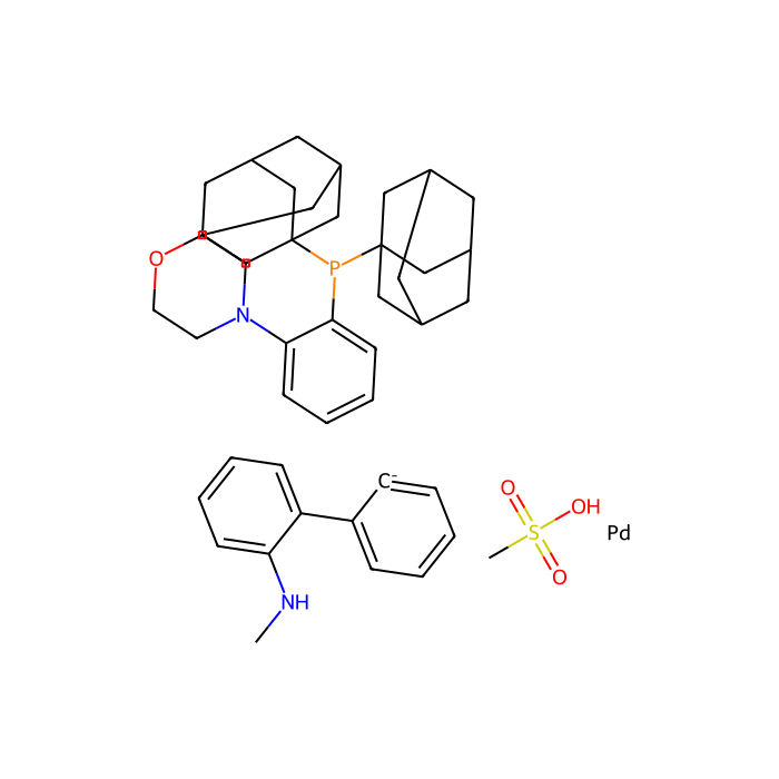Methanesulfonato{N-[2-(di-1-adamantylphosphino)phenyl]morpholine}(2'-methylamino-1,1'-biphenyl-2-yl)palladium(II) dichloromethane adduct - ≥98% CAS No(2230788-66-4) by Aladdin Scientific