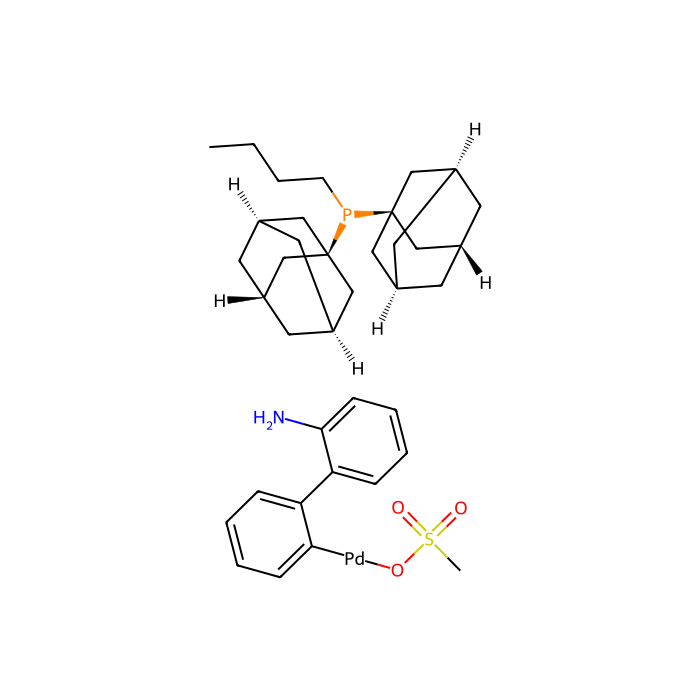 Methanesulfonato(diadamantyl-n-butylphosphino)-2'-amino-1,1'-biphenyl-2-yl)palladium(II) dichloromethane - ≥95% CAS No(1651823-59-4) by Aladdin Scientific
