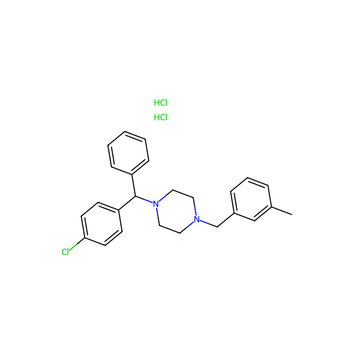 Meclizine 2HCl - 2mM in DMSO CAS No(1104-22-9) by Aladdin Scientific