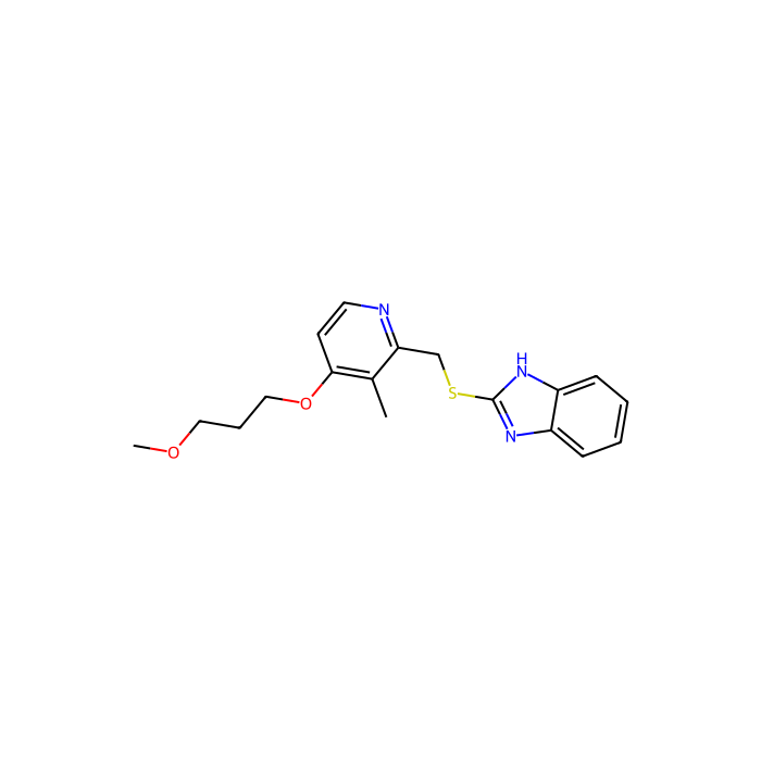 2-[[4-(3-Methoxypropoxy)-3-methyl-2-pyridyl] methylthio]benzimidazole - 10mM in DMSO CAS No(117977-21-6) by Aladdin Scientific