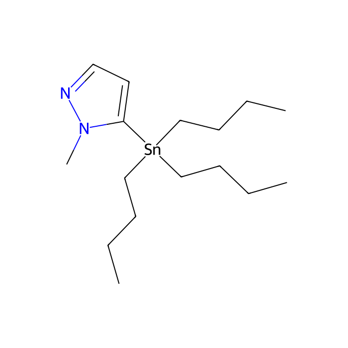 1-Methyl-5-(tributylstannyl)-1H-pyrazole - ≥97% CAS No(170682-50-5) by Aladdin Scientific
