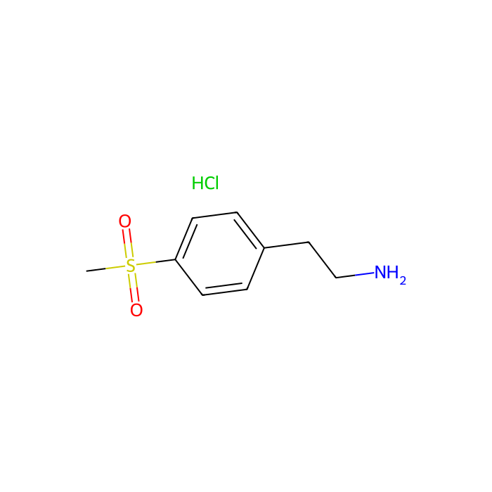 2-(4-methylsulfonyl-phenyl)-ethylamine hydrochloride - Reagent grade CAS No(849020-96-8) by Aladdin Scientific