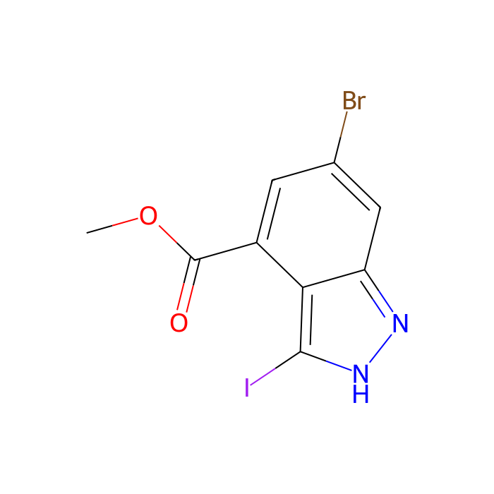 Methyl 6-bromo-3-iodo-1H-indazole-4-carboxylate - Reagent grade CAS No(885523-89-7) by Aladdin Scientific