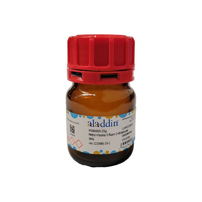 Methyl 4-bromo-5-fluoro-2-nitrobenzoate - ≥98% CAS No(1220886-29-2) by Aladdin Scientific
