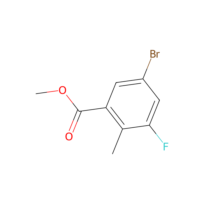 Methyl 5-bromo-3-fluoro-2-methylbenzoate - ≥96% CAS No(1805501-44-3) by Aladdin Scientific