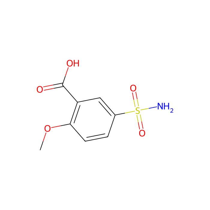 2-Methoxy-5-sulfamoylbenzoic acid - ≥98% CAS No(22117-85-7) by Aladdin Scientific