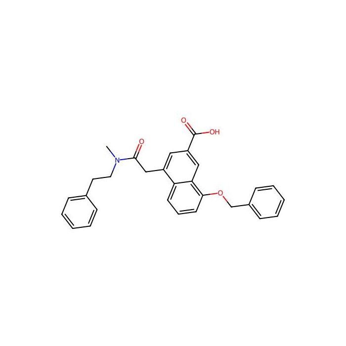 4-(2-(Methyl(2-phenylethyl)amino)-2-oxoethyl)-8-(phenylmethoxy)-2-naphthalenecarboxylic acid -  CAS No(141835-49-6) by Aladdin Scientific