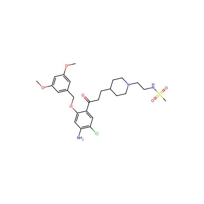 Methanesulfonamide, N-(2-(4-(3-(4-amino-5-chloro-2-((3,5-dimethoxyphenyl)methoxy)phenyl)-3-oxopropyl)-1-piperidinyl)ethyl)- -  CAS No(161362-65-8) by Aladdin Scientific