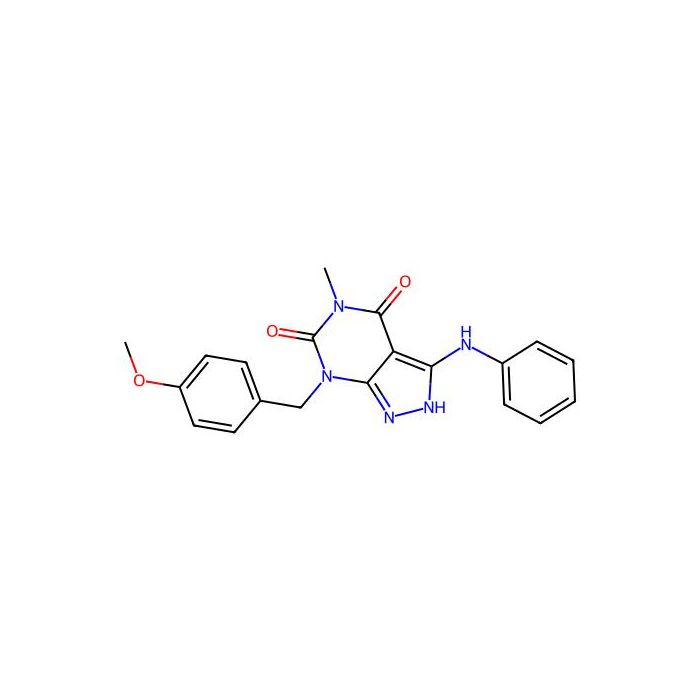7-[(4-methoxyphenyl)methyl]-5-methyl-3-(phenylamino)-2H,4H,5H,6H,7H-pyrazolo[3,4-d]pyrimidine-4,6-dione -  CAS No(1160521-51-6) by Aladdin Scientific