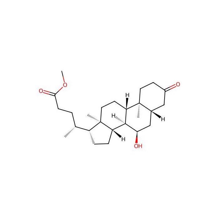 methyl (4R)-4-[(5S,7R,8R,9S,10S,13R,14S,17R)-7-hydroxy-10,13-dimethyl-3-oxo-1,2,4,5,6,7,8,9,11,12,14,15,16,17-tetradecahydrocyclopenta[a]phenanthren-17-yl]pentanoate -  CAS No(14772-96-4) by Aladdin Scientific