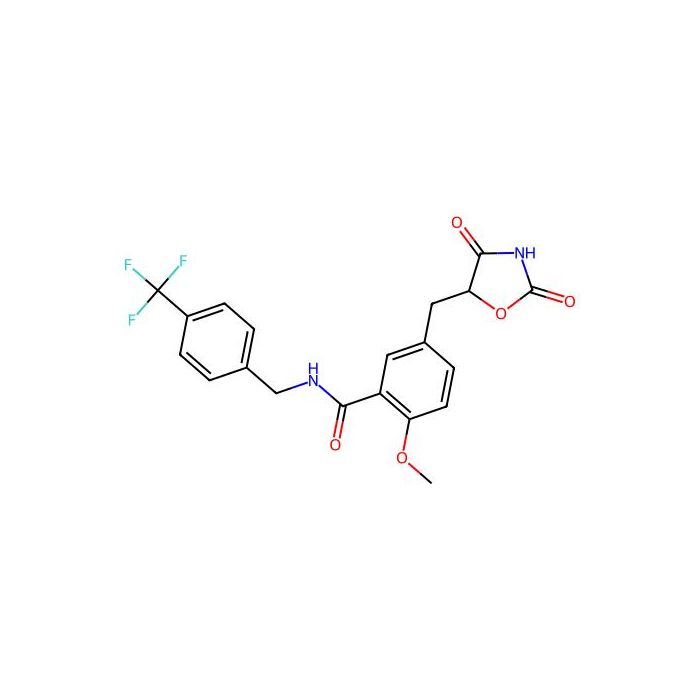 2-Methoxy-5-(2,4-dioxo-5-thiazolidinyl)-N-((4-(trifluoromethyl)phenyl)methyl)benzamide -  CAS No(934017-32-0) by Aladdin Scientific