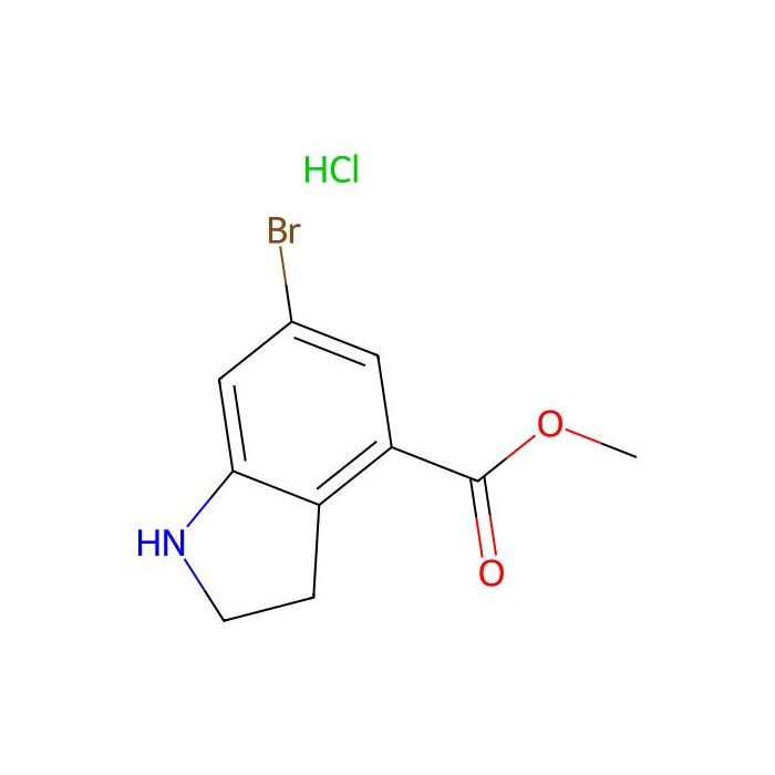 methyl 6-bromo-2,3-dihydro-1H-indole-4-carboxylate hydrochloride - ≥97% CAS No(1240523-96-9) by Aladdin Scientific