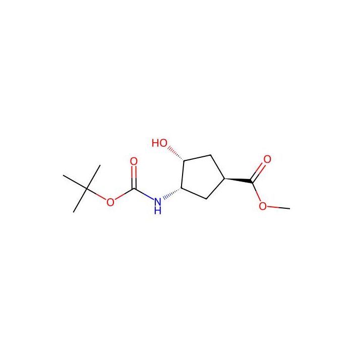 methyl (1S,3S,4R)-3-(tert-butoxycarbonylamino)-4-hydroxy-cyclopentanecarboxylate - ≥97% CAS No(321744-21-2) by Aladdin Scientific