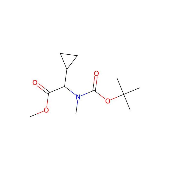 methyl 2-[tert-butoxycarbonyl(methyl)amino]-2-cyclopropyl-acetate - ≥97% CAS No(2891597-24-1) by Aladdin Scientific