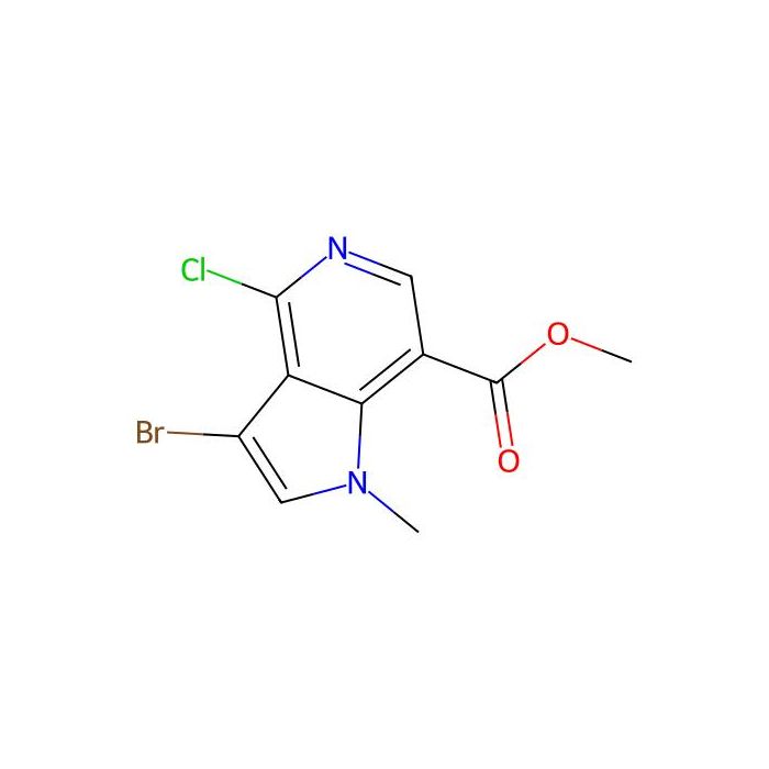 methyl 3-bromo-4-chloro-1-methyl-1H-pyrrolo[3,2-c]pyridine-7-carboxylate - ≥97% CAS No(2891598-56-2) by Aladdin Scientific