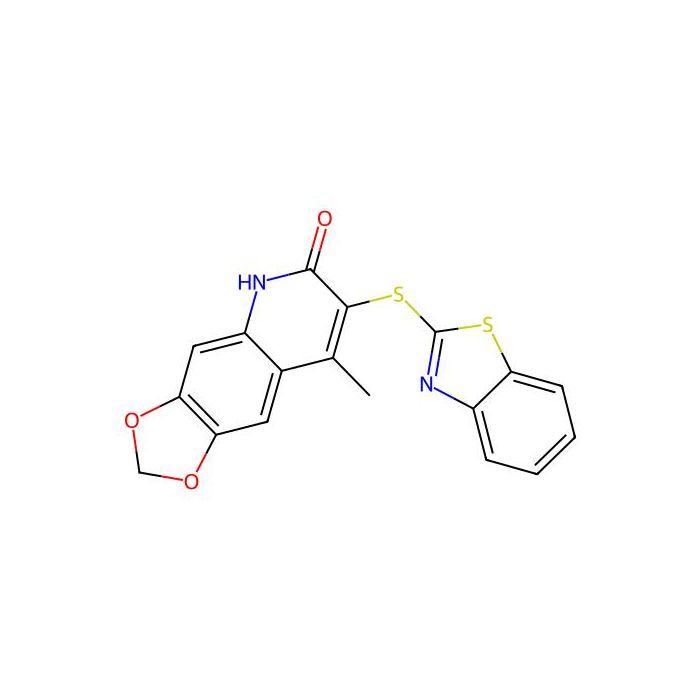 7-(1,3-benzothiazol-2-ylsulfanyl)-8-methyl-5H-[1,3]dioxolo[4,5-g]quinolin-6-one - ≥97% CAS No(523991-03-9) by Aladdin Scientific