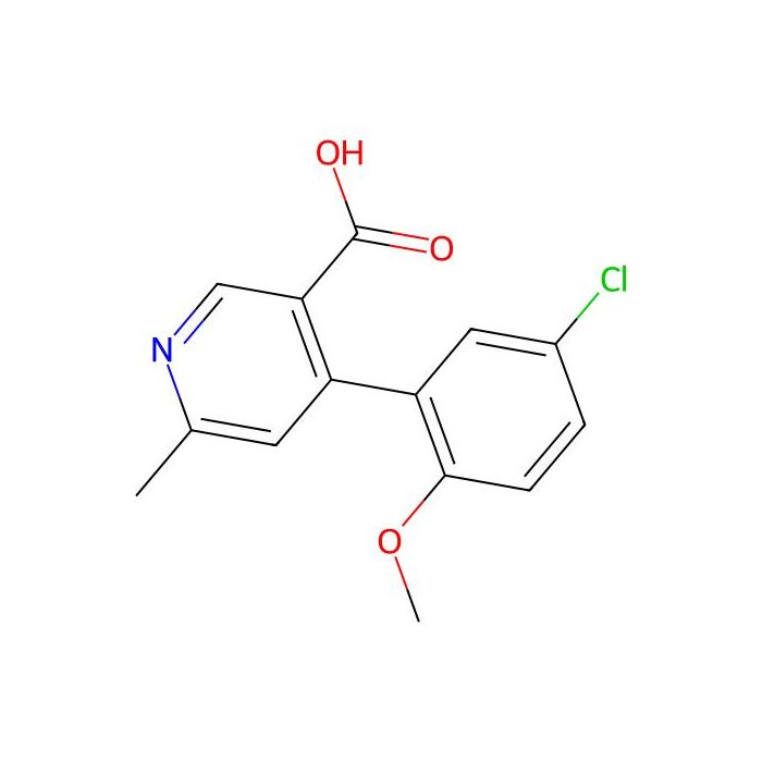 4-(5-chloro-2-methoxy-phenyl)-6-methyl-pyridine-3-carboxylic acid - ≥97% CAS No(2782813-27-6) by Aladdin Scientific