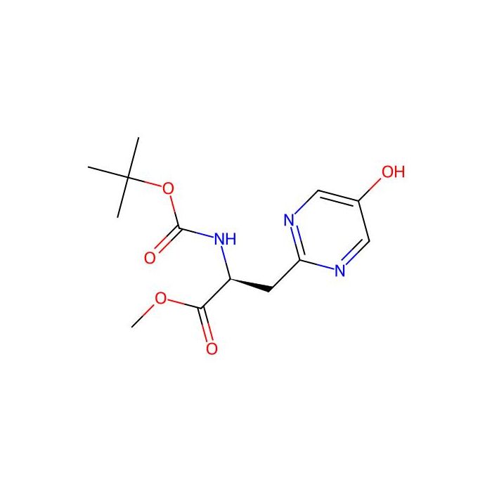 methyl (2S)-2-(tert-butoxycarbonylamino)-3-(5-hydroxypyrimidin-2-yl)propanoate - ≥97% CAS No(1204139-63-8) by Aladdin Scientific