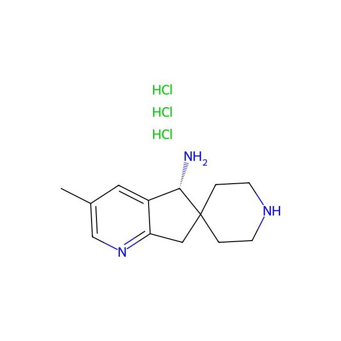 (5R)-3-methylspiro[5,7-dihydrocyclopenta[b]pyridine-6,4'-piperidine]-5-amine;trihydrochloride - ≥97% CAS No(2832471-09-5) by Aladdin Scientific