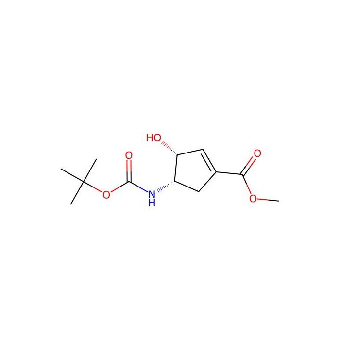 methyl (3R,4S)-4-(tert-butoxycarbonylamino)-3-hydroxy-cyclopentene-1-carboxylate - ≥97% CAS No(329910-37-4) by Aladdin Scientific