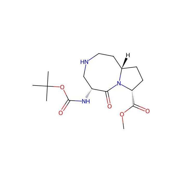 methyl (5R,8R,10aS)-5-(tert-butoxycarbonylamino)-6-oxo-2,3,4,5,8,9,10,10a-octahydro-1H-pyrrolo[1,2-a][1,5]diazocine-8-carboxylate - ≥97% CAS No(2891580-20-2) by Aladdin Scientific
