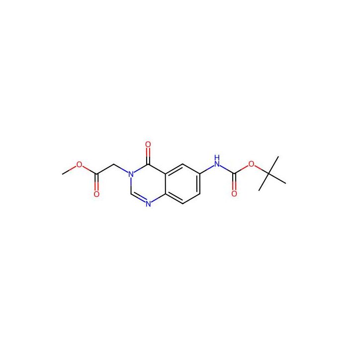 methyl 2-[6-(tert-butoxycarbonylamino)-4-oxo-quinazolin-3-yl]acetate - ≥97% CAS No(2937864-67-8) by Aladdin Scientific