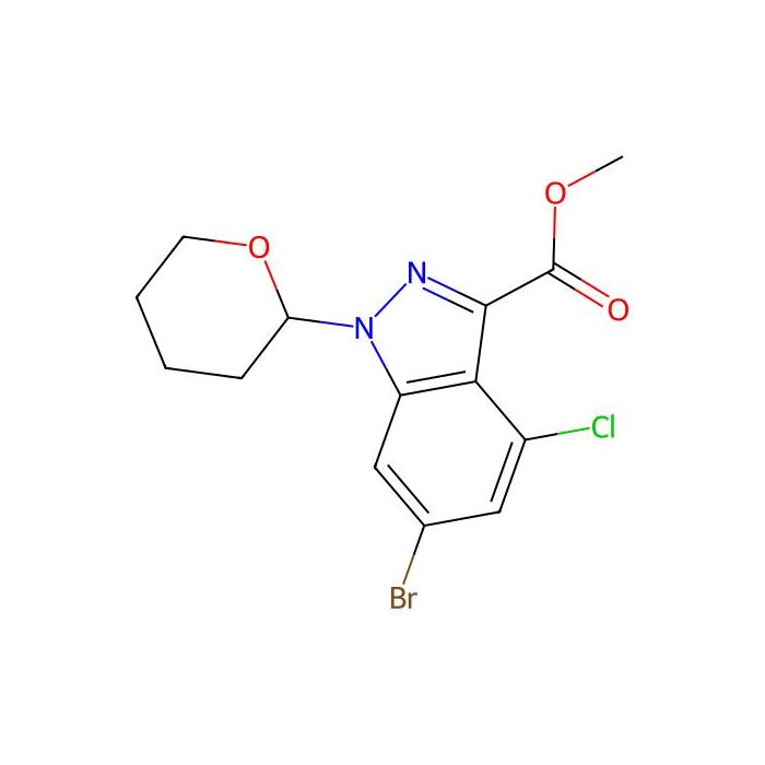 methyl 6-bromo-4-chloro-1-tetrahydropyran-2-yl-indazole-3-carboxylate - ≥97% CAS No(2940936-26-3) by Aladdin Scientific