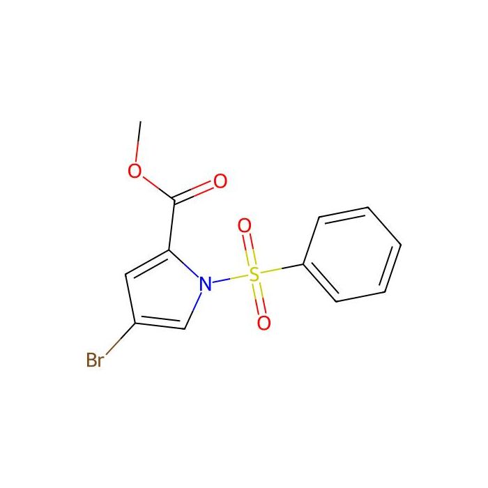 Methyl 4-bromo-1-(phenylsulfonyl)-1H-pyrrole-2-carboxylate - ≥95% CAS No(882747-46-8) by Aladdin Scientific
