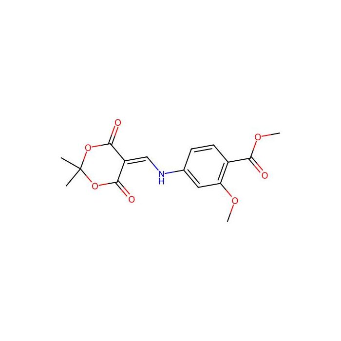4-[(2，2-Dimethyl-4，6-dioxo-[1，3]dioxan-5-ylidenemethyl)-amino]-2-methoxy-benzoic acid methyl ester - ≥98% CAS No(205448-64-2) by Aladdin Scientific