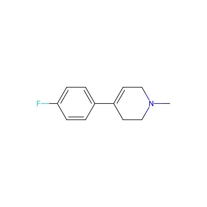 4-(4-Fluorophenyl)-1-methyl-1，2，3，6-tetrahydropyridine - ≥95% CAS No(69675-10-1) by Aladdin Scientific