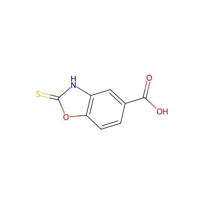 2-MERCAPTOBENZOOXAZOLE-5-CARBOXYLIC ACID - ≥96% CAS No(7341-98-2) by Aladdin Scientific