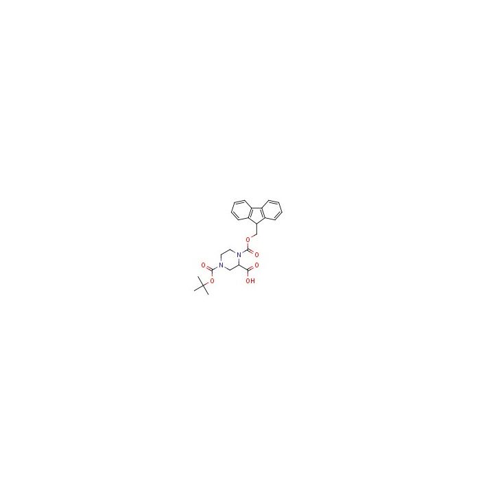 1-(((9H-Fluoren-9-yl)methoxy)carbonyl)-4-(tert-butoxycarbonyl)piperazine-2-carboxylic acid - ≥97% CAS No(183742-23-6) by Aladdin Scientific
