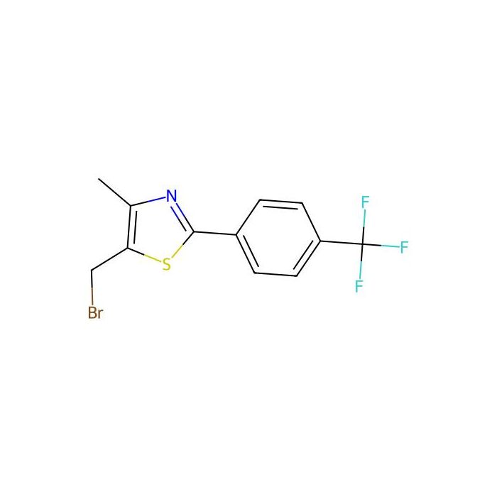 5-(Bromomethyl)-4-methyl-2-(4-(trifluoromethyl)phenyl)thiazole - ≥95% CAS No(439134-78-8) by Aladdin Scientific