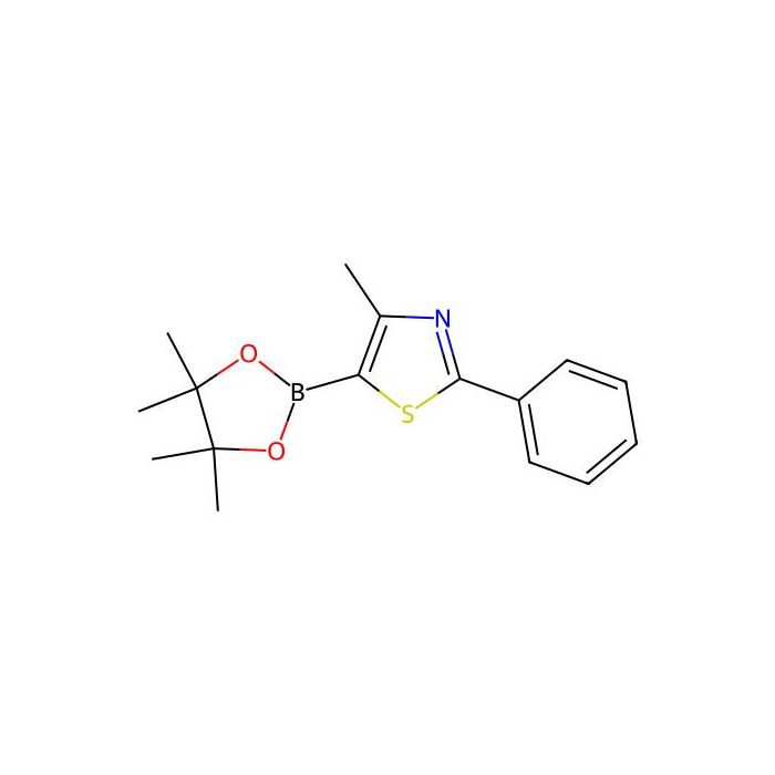 4-Methyl-2-phenyl-5-(4，4，5，5-tetramethyl-1，3，2-dioxaborolan-2-yl)thiazole - ≥98% CAS No(690632-24-7) by Aladdin Scientific