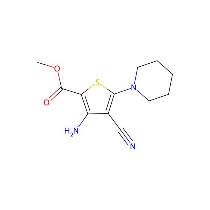 Methyl 3-amino-4-cyano-5-(piperidin-1-yl)thiophene-2-carboxylate - ≥98% CAS No(499771-09-4) by Aladdin Scientific