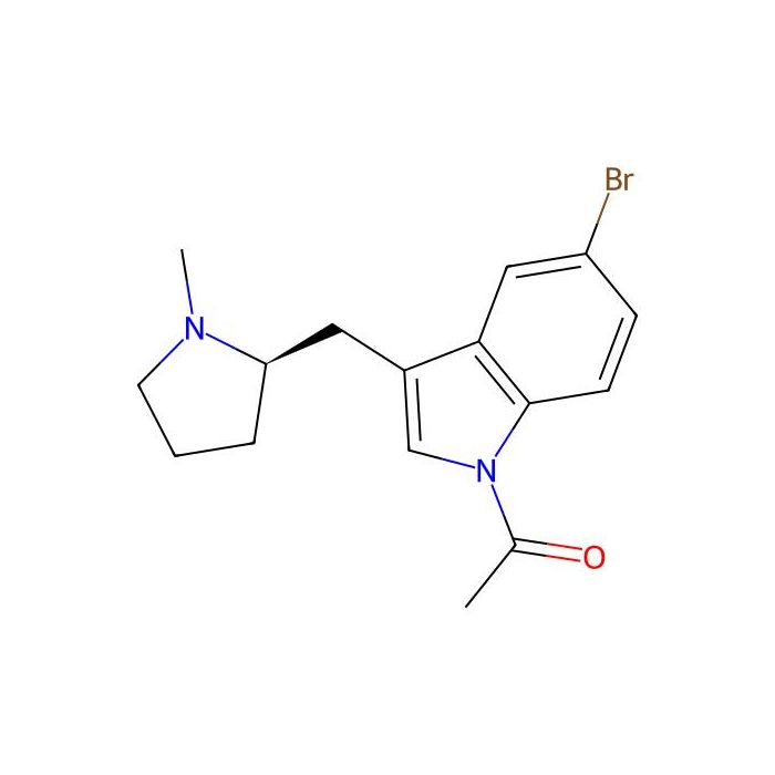 (R)-1-(5-Bromo-3-((1-Methylpyrrolidin-2-Yl)Methyl)-1H-Indol-1-Yl)Ethanone - ≥96% CAS No(205369-12-6) by Aladdin Scientific