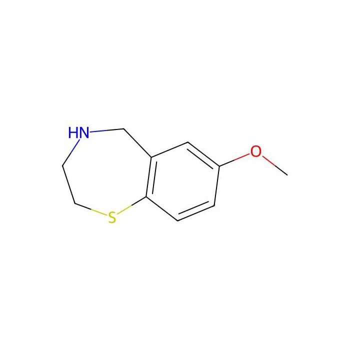 7-Methoxy-2，3，4，5-tetrahydrobenzo[f][1，4]thiazepine - ≥95% CAS No(145903-31-7) by Aladdin Scientific