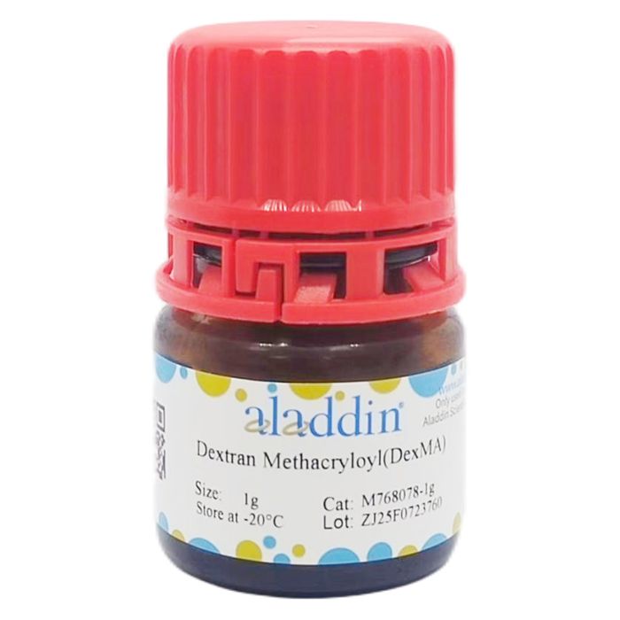 Dextran Methacryloyl(DexMA) - Substitution degree: 5-15%; Storage modulus: ≥ 200 Pa.  by Aladdin Scientific