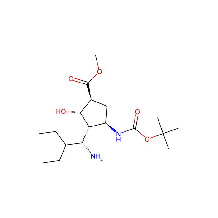 (1S，2S，3S，4R)-Methyl 3-((R)-1-amino-2-ethylbutyl)-4-((tert-butoxycarbonyl)amino)-2-hydroxycyclopentanecarboxylate - ≥98% CAS No(1988779-13-0) by Aladdin Scientific
