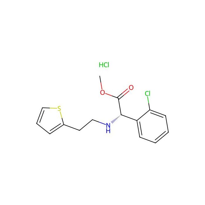 (S)-Methyl 2-(2-chlorophenyl)-2-((2-(thiophen-2-yl)ethyl)amino)acetate hydrochloride - ≥98% CAS No(141109-19-5) by Aladdin Scientific