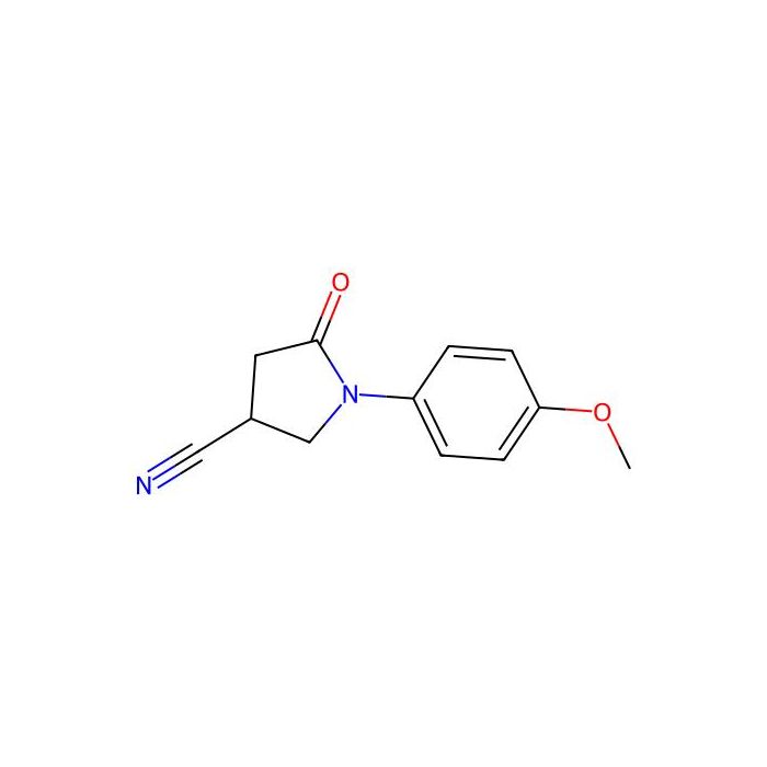 1-(4-Methoxyphenyl)-5-oxopyrrolidine-3-carbonitrile - ≥97% CAS No(1017447-23-2) by Aladdin Scientific