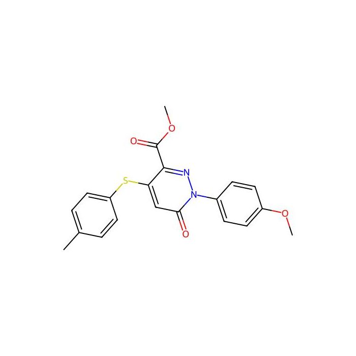 1-(4-Methoxyphenyl)-4-[(4-methylphenyl)thio]-6-oxo-3-pyridazinecarboxylic acid methyl ester -  CAS No(338395-97-4) by Aladdin Scientific